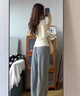 半繪不規(guī)則設計感毛衣內(nèi)搭打底衫女秋冬感修身顯瘦純針織衫上衣 杏色【獨特設計品質(zhì)】 S 【建議8090斤】 曬單實拍圖