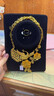 結(jié)婚項(xiàng)鏈仿金女龍鳳項(xiàng)鏈婚慶飾品沙金項(xiàng)鏈訂婚必備帶金店高檔禮盒 鳳凰項(xiàng)鏈 高檔龍鳳禮盒裝 曬單實(shí)拍圖