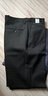 君佬中年男士彈力西褲寬松直筒秋冬加厚高腰深襠中老年商務(wù)休閑男褲子 純黑色彈力秋冬款 加厚 36 腰圍二尺八 曬單實(shí)拍圖
