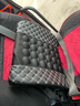 車(chē)之倩車(chē)載腰部電動(dòng)按摩腰撐大貨車(chē)靠墊腰靠背腰墊座腰靠車(chē)腰車(chē)用腰托 黑底白線(xiàn) 電動(dòng)按摩腰靠 曬單實(shí)拍圖