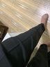 佐優(yōu)品墜感小西褲男九分褲子韓版潮流修身小腳休閑長(cháng)褲秋冬季直筒西裝褲 (1件)黑色(長(cháng)褲) 36 建議170-180斤內 曬單實(shí)拍圖