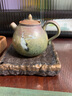 陶迷（TAOMI）鎏金釉壺承粗陶簡約干泡盤陶瓷蓄水壺托創(chuàng)意手雕心經(jīng)仿古茶盤 鎏金心經(jīng)壺承 無規(guī)格 曬單實拍圖