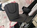 YOUBI嬰兒提籃式兒童安全座椅寶寶便攜式汽車(chē)安全手提籃座椅 冬夏黑推車(chē)+提籃座椅+適配器 曬單實(shí)拍圖