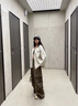 DXOT日系少年感復(fù)古穿搭外套女小個子韓系秋季休閑寬松棒球服夾克上衣 【版淺灰色外套】 M 45-55kg 曬單實拍圖