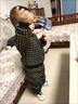 佐淑蔓童裝男兒童套裝衛衣加絨冬裝寶寶衣服1-6歲嬰幼童加厚馬甲三件套 黑色 三件套加絨加厚 90 建議1-2歲(身高75-85cm) 曬單實(shí)拍圖