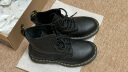 马丁（DR.MARTENS）春夏1460 Pascal 新中式荔枝纹软皮黑色女款8孔马丁靴 黑色 36 实拍图