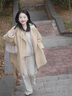 康多蜜小個(gè)子毛呢外套矮個(gè)子溫柔呢子大衣女2024新款秋冬季高級感 黃色 XL 曬單實(shí)拍圖