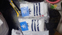 adidas百搭基礎(chǔ)款襪子男女阿迪達斯官方三葉草 白色 M 曬單實拍圖