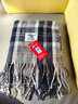 回力圍巾女秋冬氛圍管女學(xué)生潮流保暖圍脖格子款披肩實(shí)用禮物送女友 藏藍灰格 曬單實(shí)拍圖