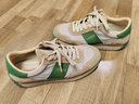 楓葉（leaveland）阿甘鞋男春季新品復古撞色透氣慢跑鞋戶(hù)外登山軟底運動(dòng)休閑鞋子男 卡其色(皮鞋碼) 40 曬單實(shí)拍圖