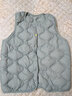 雅鹿2025新款兒童羽絨馬甲內膽背心內穿男童女童輕薄羽絨服坎肩親子裝 灰藍色 160 cm 曬單實(shí)拍圖