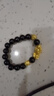 Jea.Pie2025新款錫金貔貅手鏈新款男士霸氣鍍金越南沙金刺青串珠黑曜石手 大號貔貅+2金錢(qián)珠+12mm黑曜石 曬單實(shí)拍圖