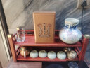 竹雅思紅花梨茶壺架茶具收納架博古架桌面茶器茶杯架實(shí)木紫砂壺擺放架子 50兩層【紅花梨木】茶葉架 曬單實(shí)拍圖