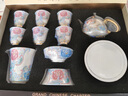 井瓷瑯彩鎏銀蓋碗功夫茶具整套高端茶壺茶杯送長(zhǎng)輩領(lǐng)導(dǎo)母親實(shí)用禮物 掐絲銀琺瑯彩丨蓋碗茶壺10頭 曬單實(shí)拍圖