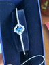 施華洛世奇（SWAROVSKI）  UNA SPARKLING DC 手鐲女輕奢飾品女教師節禮物 藍色 5642922 曬單實(shí)拍圖