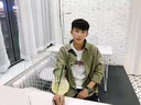 OEHE純棉長袖襯衫男士寬松春秋季薄款商務(wù)休閑工裝外套保齡球上衣服秋 綠色【長袖款】 XL 曬單實(shí)拍圖