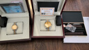勞士頓999足金1.98克真黃金手表男真鉆金表名表十大男士品牌自動機械表 間金金面【金重1.85g】18K金 曬單實拍圖