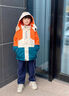 G.duck兒童沖鋒衣三合一2025新品中大童加絨內膽男童女童外套小學(xué)生校服 活力桔  【三合一抓絨內膽】 130 曬單實(shí)拍圖