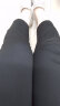 景琳九分西裤女裤子新款显瘦高腰工装小脚烟管休闲裤 黑色九分裤 L（110-125斤） 实拍图