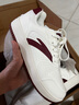 安踏男鞋板鞋秋冬季經(jīng)典低幫百搭輕便休閑鞋厚底防滑透氣鞋子運動(dòng)鞋男 象牙白/絳紅色 42 曬單實(shí)拍圖