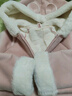 戴維貝拉（DAVE＆BELLA）兒童外套加絨男童衣服保暖女童上衣冬裝寶寶外衣秋冬小童服飾 粉色 120 cm（建議身高110-120cm） 曬單實(shí)拍圖
