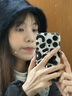 叕二叕  秋冬季韓版時尚百搭盆帽顯臉小兔毛絨水桶漁夫帽帽子女 黑色 曬單實拍圖