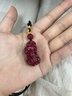 吉照堂正品高含量朱砂吊墜招財(cái)霸王貔貅轉(zhuǎn)運(yùn)項(xiàng)鏈男女款本命年護(hù)身符掛件 【紫金砂大號(hào)】三錢貔貅吊墜 曬單實(shí)拍圖