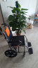 鱼跃（yuwell）轮椅H056C 铝合金软座便携 可折叠免充气老人手推轮椅车小轻量化 实拍图