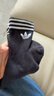 阿迪達斯 （adidas）三葉草系列 中性 ORI TREF ANK 3P 三雙裝襪子 KA9263 黑色 M 曬單實(shí)拍圖