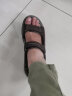 斯凯奇（Skechers）男鞋夏季休闲凉鞋软底外穿沙滩鞋潮流拖鞋204105 巧克力色/CHOC 45 实拍图