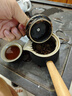 琦軒源黑陶側把茶壺泡茶家用茶具套裝急須壺陶瓷罐罐茶泡茶神器單個(gè) 黑陶側把壺+落雁茶杯4杯 曬單實(shí)拍圖