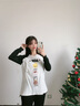 嬌銀春夏季外穿月子服春秋純棉產(chǎn)后產(chǎn)婦哺乳家居服孕期孕婦睡衣女套裝 黑白 M（建議體重100-120斤左右穿） 曬單實(shí)拍圖
