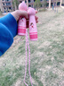 MDNG跳繩兒童小學(xué)生專(zhuān)用幼兒園大班初學(xué)跳繩子神器小學(xué)一二年級耐磨. 綠色狐貍【2.8米加粗棉繩】 曬單實(shí)拍圖