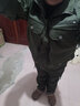 左斯客勞保服工作服男裝套裝秋冬季加絨電焊防焊工作服裝工裝冬天工地 A29-A款軍綠純棉加絨 180(適合150-170斤) 曬單實(shí)拍圖