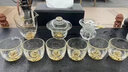 茇舍日式高檔水晶茶具套裝鍍金加厚耐高溫泡茶辦公室送禮物品領導實用 10頭(藏金)蓋碗款+6杯 曬單實拍圖