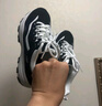 斯凱奇（Skechers）奧利奧熊貓鞋丨老爹鞋女經(jīng)典黑白復古春夏輕便潮流增高運動休閑鞋 【女款】黑色/白-BKW 38.5 曬單實拍圖