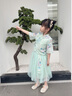 G.DUCKKIDS童裝漢服女童夏裝套裝裙兒童唐裝中國風(fēng)上衣裙子六一表演服小女孩 粉色 110 尺碼4~5歲【100-110cm】 曬單實(shí)拍圖