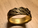 周生生禮物龍鱗黃金戒指 足金酷黑龍紋扳指男禮物 94372R計價(jià) 17圈 - 16.9克(含工費1050元) 曬單實(shí)拍圖