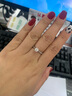 喜鉆生日禮物18K金鉆石戒指女六爪共60分結婚鉆戒 曬單實拍圖