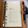 法拉蒙（faramon）活頁筆記本子文具A6商務(wù)辦公記事本小號活頁本可隨身攜帶皮面日記本 A6-藍(lán)色 曬單實拍圖