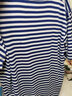 際華 3565?；晟滥邢募径绦潴w能服訓練套裝速干透氣軍迷藍白條紋作訓短T恤 真品?；晟馈咎籽b】 165-170/84-88 適合【110-130斤】 曬單實(shí)拍圖