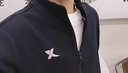 特步外套男春秋新款男裝上衣針織開(kāi)衫衛衣休閑立領(lǐng)夾克運動(dòng)服 黑 L 曬單實(shí)拍圖