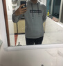 花花公子（PLAYBOY）長(cháng)袖t恤男春秋季2025新款休閑圓領(lǐng)百搭衛衣男士潮流韓版寬松上衣 黑色 XL 曬單實(shí)拍圖