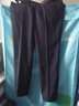 皮爾卡丹（pierre cardin）西褲男秋冬免燙抗皺西裝褲中老年男士商務(wù)休閑西褲寬松直筒褲子 藏青（無(wú)褶） 33 碼(2.6尺腰圍) 曬單實(shí)拍圖