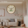 Timess 掛鐘鐘表客廳家用萬(wàn)年歷時(shí)鐘智能夜光時(shí)尚2022款掛墻石英鐘36cm 曬單實(shí)拍圖