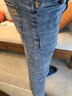 真維斯牛仔褲男夏季新款修身直筒韓版高端彈力淺色休閑男士長褲子 藍(lán)色 31 曬單實拍圖