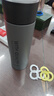 恩爾美（nRMEi）保溫杯男士男款茶水分離磁彈泡茶杯316不銹鋼便攜車載磁吸水杯子 曬單實(shí)拍圖