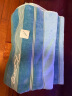 金号纯棉提缎割绒加厚枕巾 柔软透气单人枕头巾 蓝色 2条装 79*52cm 实拍图