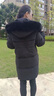 俞兆林（YUZHAOLIN）中年媽媽裝冬裝外套棉服2024新款棉衣中老年女裝加絨加厚棉襖 黑色外套 XL  【建議90-110斤】 曬單實(shí)拍圖