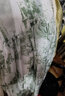 百圖betu女裝夏季新款【薄荷曼波】新中式V領(lǐng)印花連衣裙女2405T78 綠色 M 曬單實(shí)拍圖